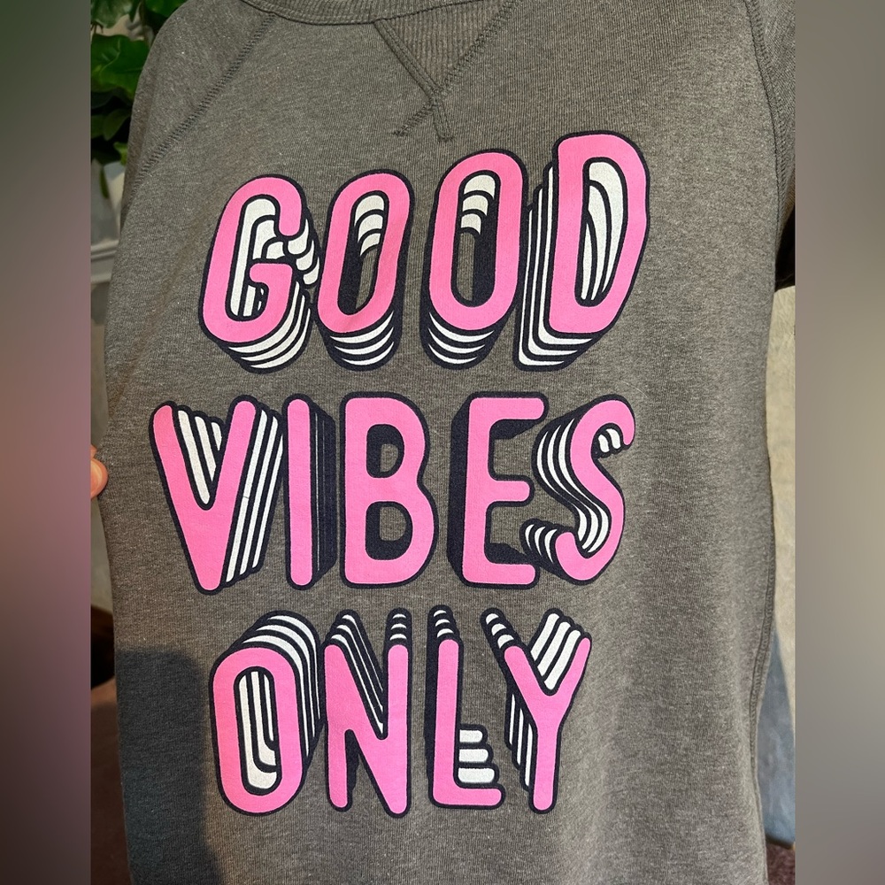 Alternative Good Vibes Only long sleeve sweatshirt - Picture 4 of 10